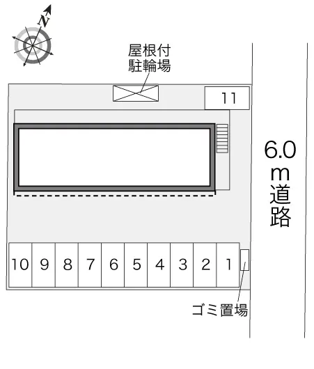 ★手数料０円★市原市西国分寺台１丁目　月極駐車場（LP）
